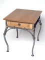 Cabriole Leg side table with cherry drawer
